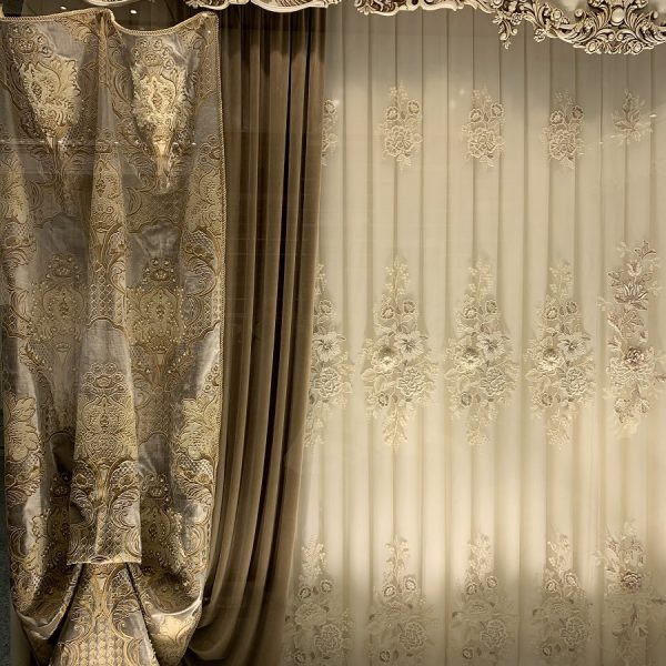 پرده مخمل لخت مدل ریزشی: زیبایی و شکوه در دکوراسیون داخلی