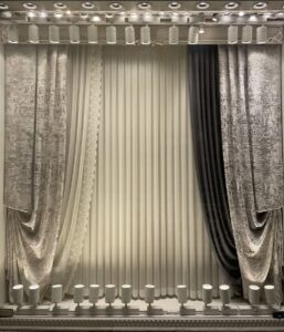 پرده پیلیسه یکطرفه شانل طرح شنی، دکوراسیون داخلی منزل