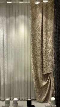 دکور پرده مخمل طرح درختی