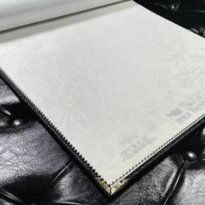 پرده حریر طرح محو گل شاین