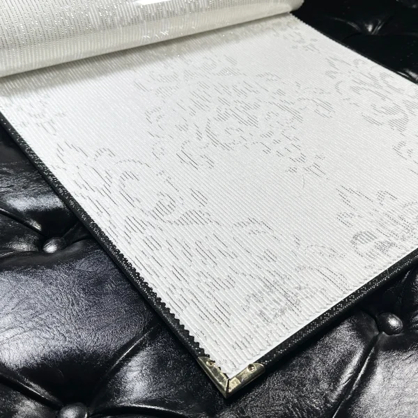 پرده حریر با گل سیم بافت