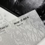 پرده حریر با گل سیم بافت