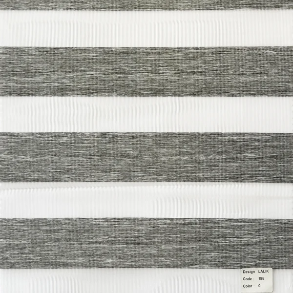 پرده زبرا ساده دار طوسی