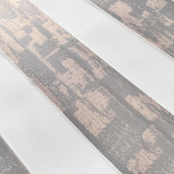 پرده زبرا برجسته طرح دار یاسی