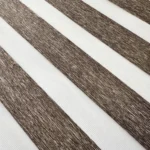 پرده زبرا ساده دار قهوه ای