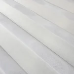 پرده زبرا ساده دار سفید