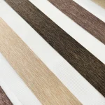 پرده زبرا طرح ساده آشپزخانه قهوه ای