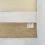 پرده زبرا طرح چوبی قهوه ای