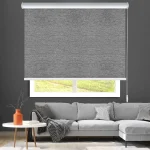 پرده شیدرول تک مکانیزه طوسی