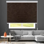 پرده شیدرول تک مکانیزم قهوه ای king-v2