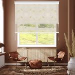 پرده شیدرول گل گلی kbr 99-002