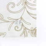 پرده شیدرول دومکانیزم طرح گل رز