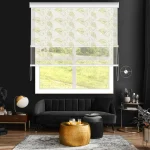 پرده شیدرول دو مکانیزم طرح گلبرگ