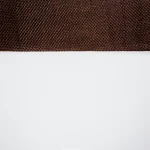 پرده پانچ گونی باف قهوه ای تیره