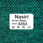 پرده پانچ گونی بافت سبز روشن