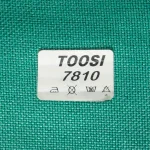 پرده پانچ گونی بافت ساده سبز دریایی روشن