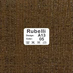 پرده پانچ حریر قهوه ای