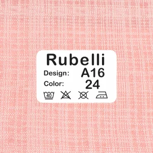 پرده پانچ حریر صورتی پررنگ