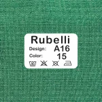 پرده پانچ حریر سبز تیره