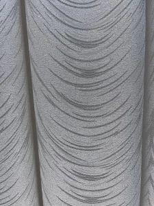 سایه‌پرده پارچه لب‌حاشیه ساده ریزشی رنگ نسکافه‌ای