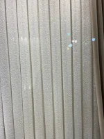 پرده کتان افکت دار طرح برفی با دکوری پرده مخمل