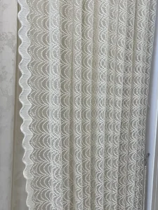 خرید پرده حریر ترک پتینه بریلنت رنگ اجلاسی مدل پلیسه