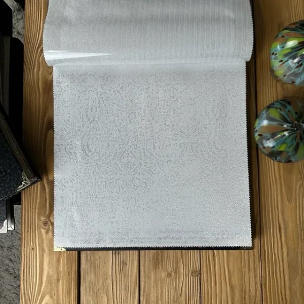 معرفی پرده حریر گل داماس پتینه ساده