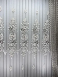 مزایای پرده تور فلت گل برجسته