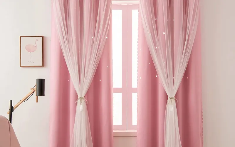 پرده اتاق خواب دخترانه 