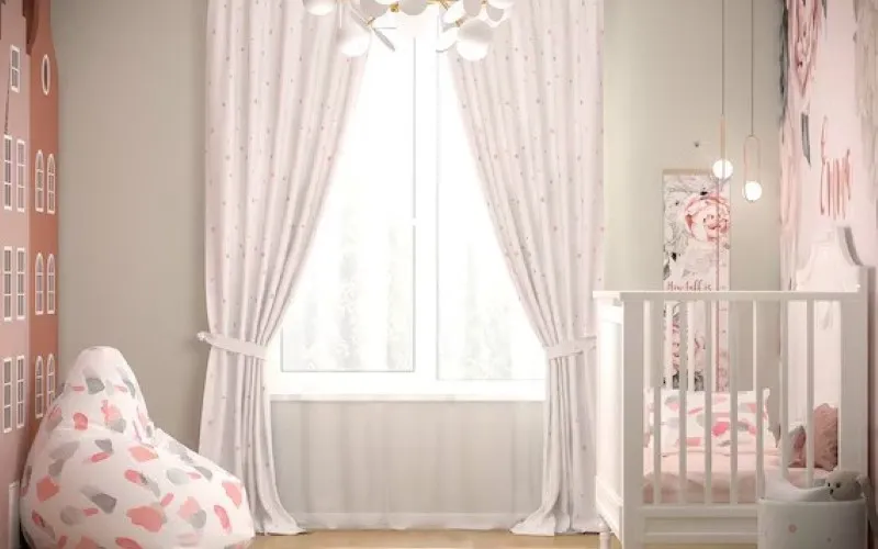 چرا پرده اتاق خواب دخترانه اهمیت دارد و چگونه انتخاب کنیم؟