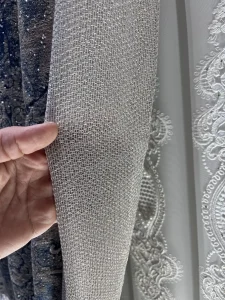 کنارپرده نئوکلاسیک مدل پلیسه باز با کمرپرده