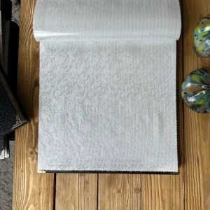 قیمت پرده حریر طرح ابروبادی سیم‌ بافت طلایی