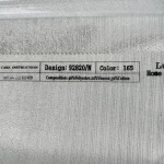 فروش پرده حریر طرح پر سیم بافت نقره ای