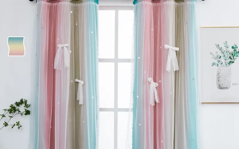 انواع مدل پرده اتاق خواب دخترانه بر اساس جنس و مکانیزم چیست؟