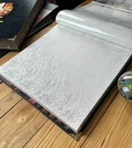 خرید پرده حریر طرح ابروبادی ساده