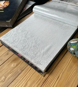 خرید پرده حریر طرح ابروبادی سیمبافت نقرهای