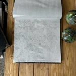 قیمت پرده حریر طرح گردابی محو سیم بافت طلایی