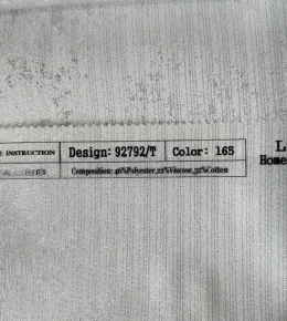 پرده حریر طرح پتینه خلوت با نخ سیم نقرهای