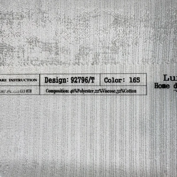 پرده حریر طرح پتینه سیم بافت طلایی