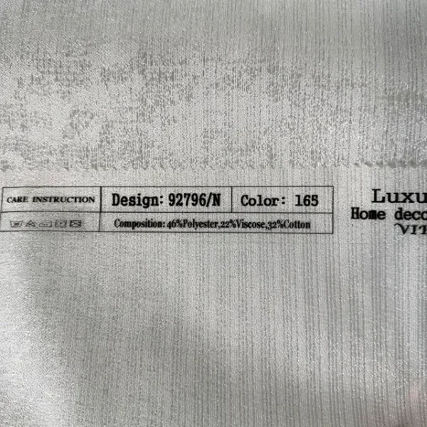 پرده حریرطرح پتینه سیم بافت نقره ای