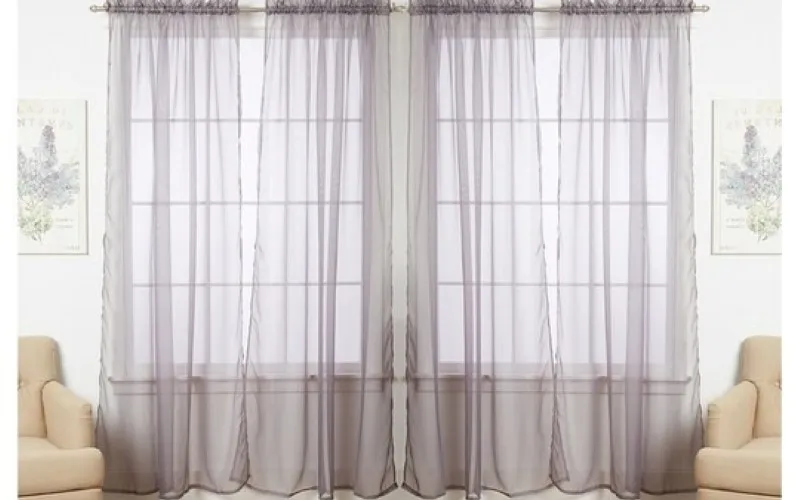 پرده مینیمال برای پذیرایی کوچک یا بزرگ مناسب است؟