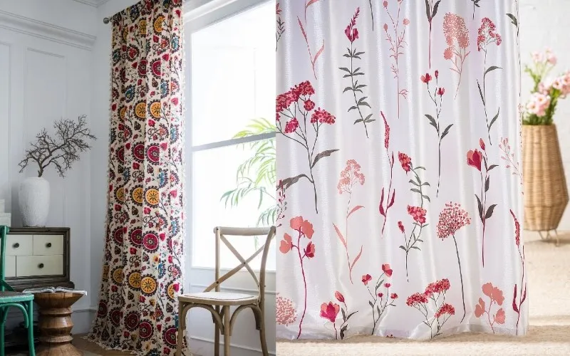 قیمت پرده اتاق خواب چاپی