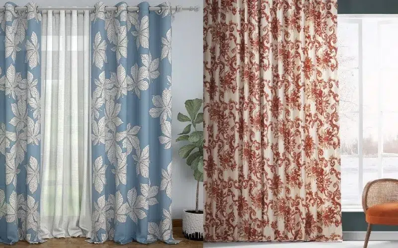 خرید پرده اتاق خواب چاپی