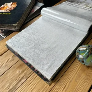 خرید پرده حریرطرح پتینه سیم بافت نقره ای