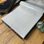 خرید حریر طرح پتینه خلوت با نخ سیم طلایی