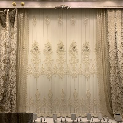 پرده تور لب حاشیه