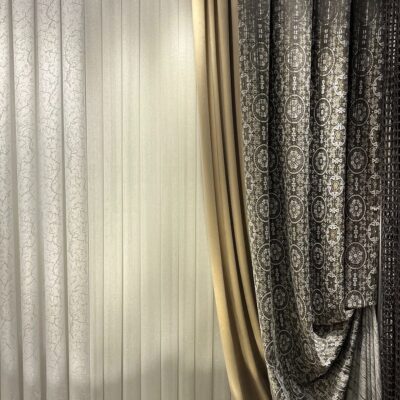 دکور پرده وسط حاشیه طرح سکه ای (2)